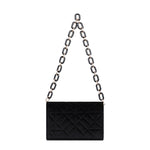 Load image into Gallery viewer, Velvet embroidery thread chain one-shoulder small square bag
