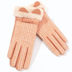 將圖片載入圖庫檢視器 Ladies plush shea butter moisturizing touch screen gloves
