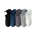 將圖片載入圖庫檢視器 Pure color thin heel with standard anti-dropping boat socks
