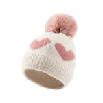 画像をギャラリービューアに読み込む, Baby love hairball knitted hat
