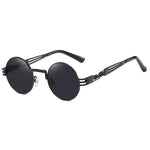 Load image into Gallery viewer, Steampunk style metal spring-leg sunglasses
