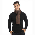 Load image into Gallery viewer, Men&#39;s jacquard stitching long warm scarf
