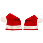 画像をギャラリービューアに読み込む, Parent-child woolen single ball acrylic warm Christmas hat
