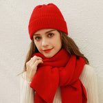 將圖片載入圖庫檢視器 Solid color student all-match dome knitted hat
