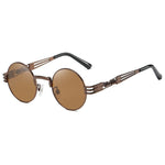 Load image into Gallery viewer, Steampunk style metal spring-leg sunglasses
