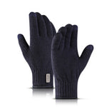 Load image into Gallery viewer, New style outdoor double-layer plus velvet sports knitted gloves
