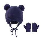 Load image into Gallery viewer, Baby knitted hats and knitted gloves
