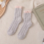 將圖片載入圖庫檢視器 Coral fleece plus fleece warm home tube socks
