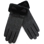 將圖片載入圖庫檢視器 Ladies plush shea butter moisturizing touch screen gloves
