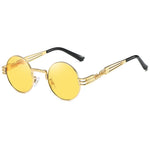 画像をギャラリービューアに読み込む, Steampunk style metal spring-leg sunglasses
