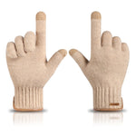 Load image into Gallery viewer, Alpaca fleece outdoor high-elastic business warm gloves
