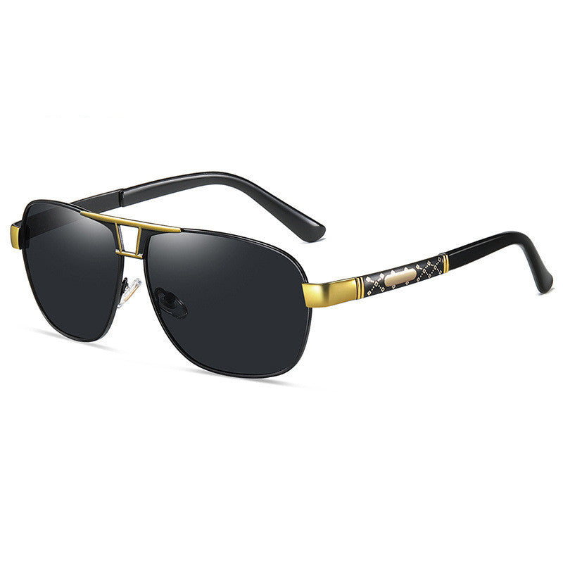 European and American retro big frame sunglasses