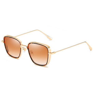 Square frame steampunk sunglasses