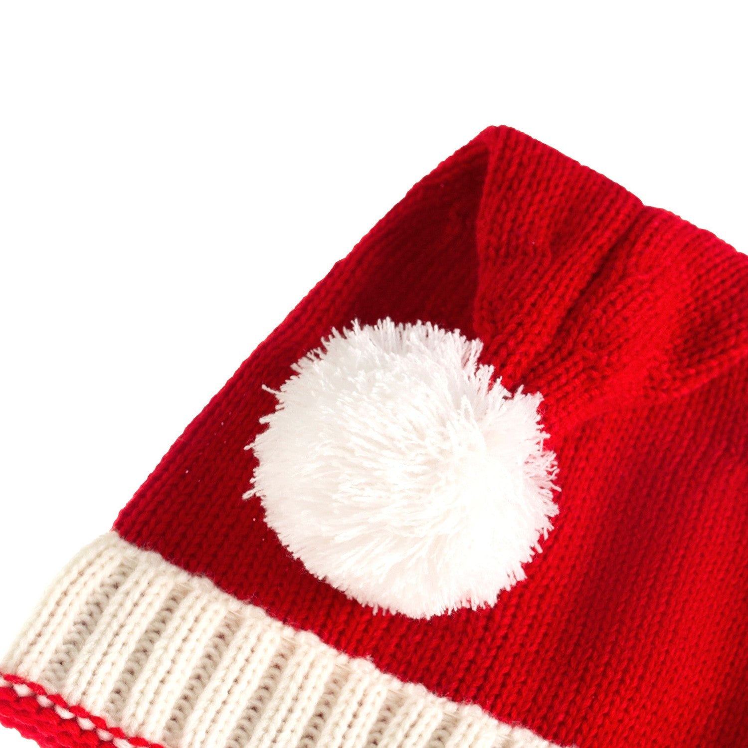 Parent-child woolen single ball acrylic warm Christmas hat