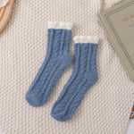 將圖片載入圖庫檢視器 Coral fleece plus fleece warm home tube socks
