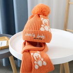 Load image into Gallery viewer, Two-piece cotton baby woolen cap with inner warmth
