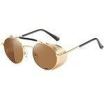 Load image into Gallery viewer, Steampunk metal retro sunglasses
