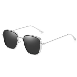 Square frame steampunk sunglasses