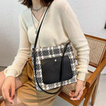 画像をギャラリービューアに読み込む, Korean style large-capacity commuter casual school shoulder bag
