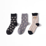 画像をギャラリービューアに読み込む, Women&#39;s wool embroidered soft and comfortable warm socks
