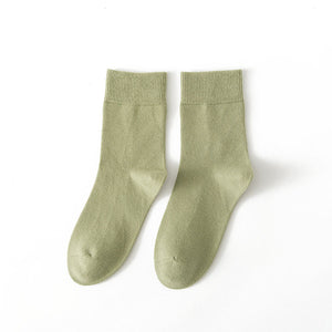 Pure color all-match high-quality anti-pilling tube socks