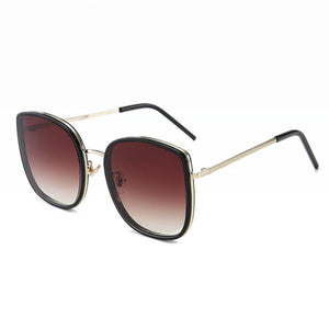 Korean retro big frame sunglasses